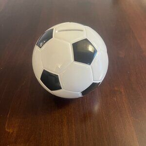 Tiffany & Co. Soccer Ball Piggy Bank Saving Money Coins Made In Ireland